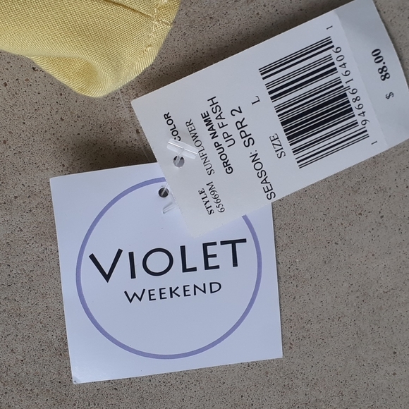 Violet Weekend Two Piece Mask/Dress Set SIZE L - Picture 3 of 7